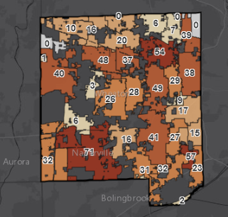 DuPageCountyCOVID19casesCommunitiesApr0820