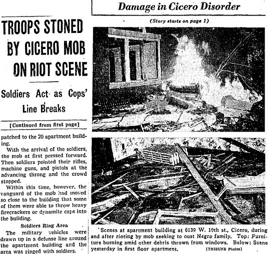 CiceroRiot1951ChicagoTribune